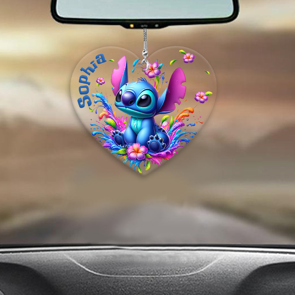 Personalized Transparent Car Ornament Custom Name Gift for Loved Ones Car Ornament GradoCreations