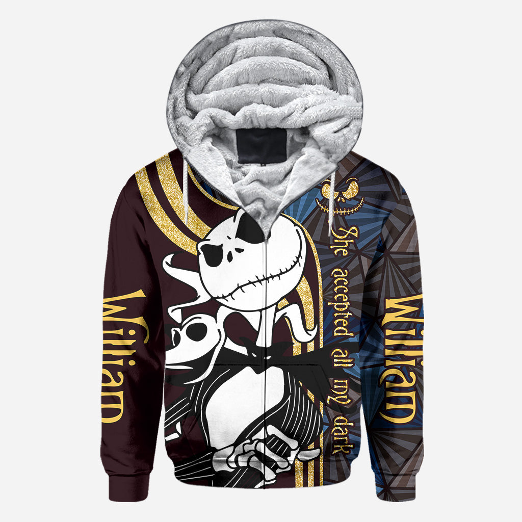Personalized Nightmare Before Christmas All Over Shirt Custom Name Gift All Over Shirt GradoCreations