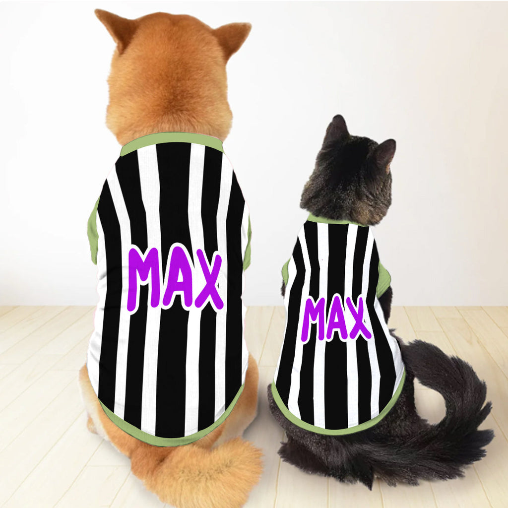 Personalized Pet Shirt with Funny Pattern for Dogs Pet Shirt GradoCreations