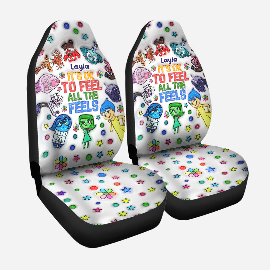 Personalized Car Seat Covers with Fun Design for Kids Gift Seat Covers GradoCreations