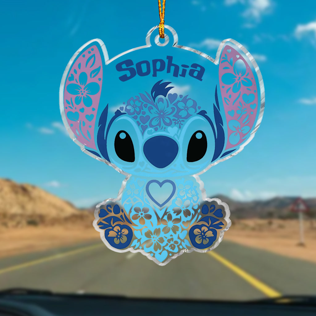 Personalized Ohana Ornament Custom Name Gift for Christmas Ornament GradoCreations
