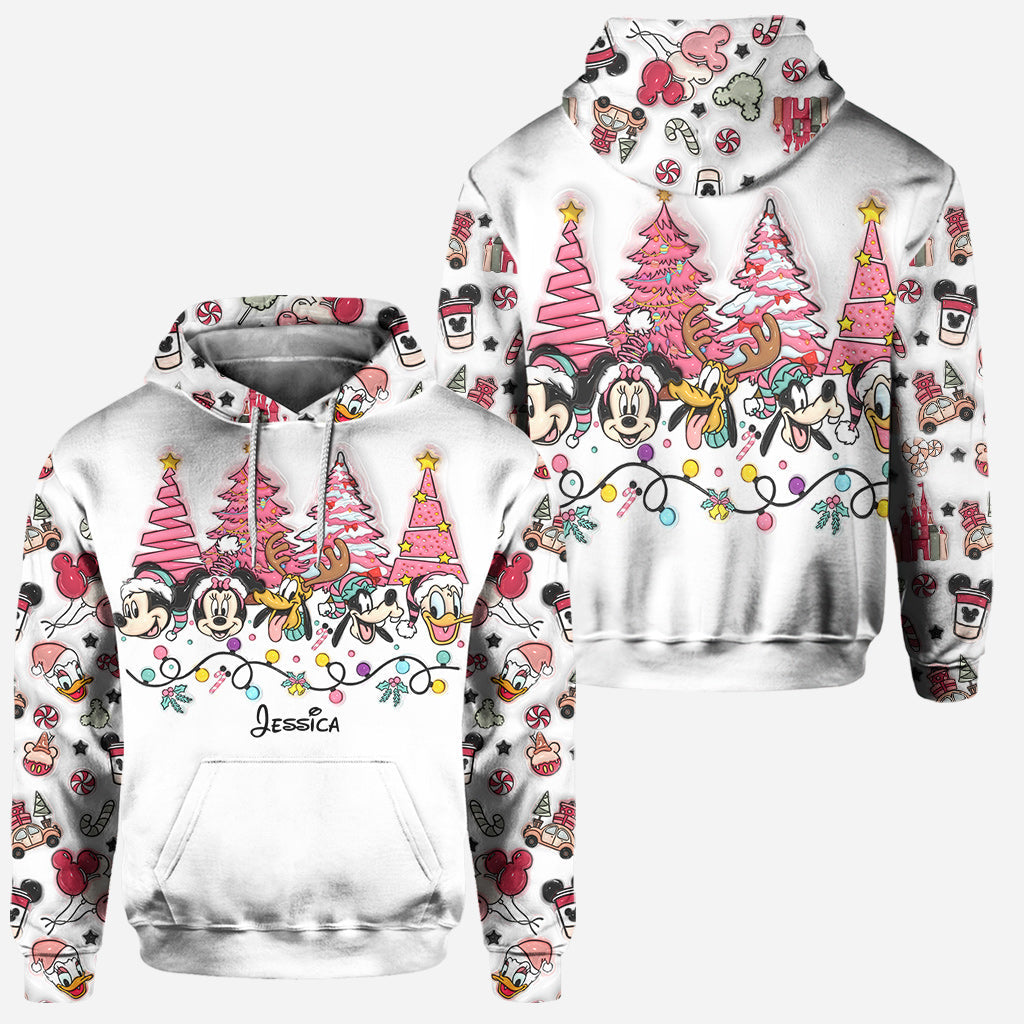 Personalized Christmas Mouse Hoodie and Leggings Gift for Kids Hoodie & Leggings GradoCreations
