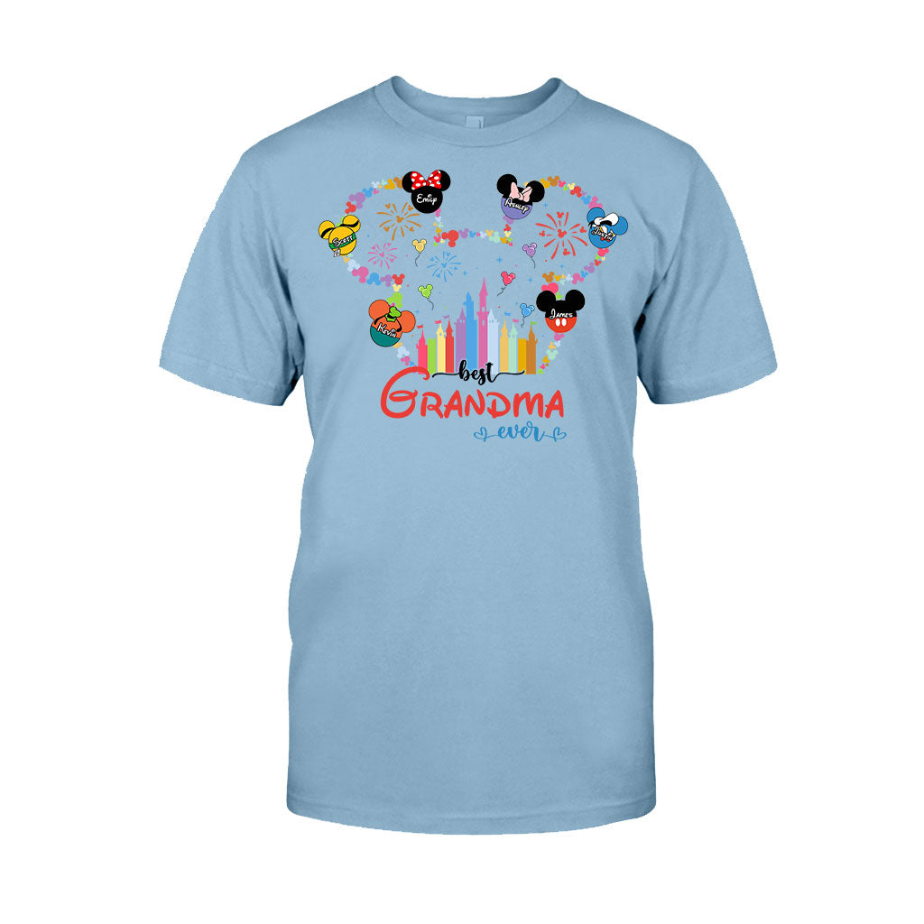 Personalized Best Grandma Ever T-Shirt & Hoodie Gift for Mom T-shirt & Hoodie GradoCreations