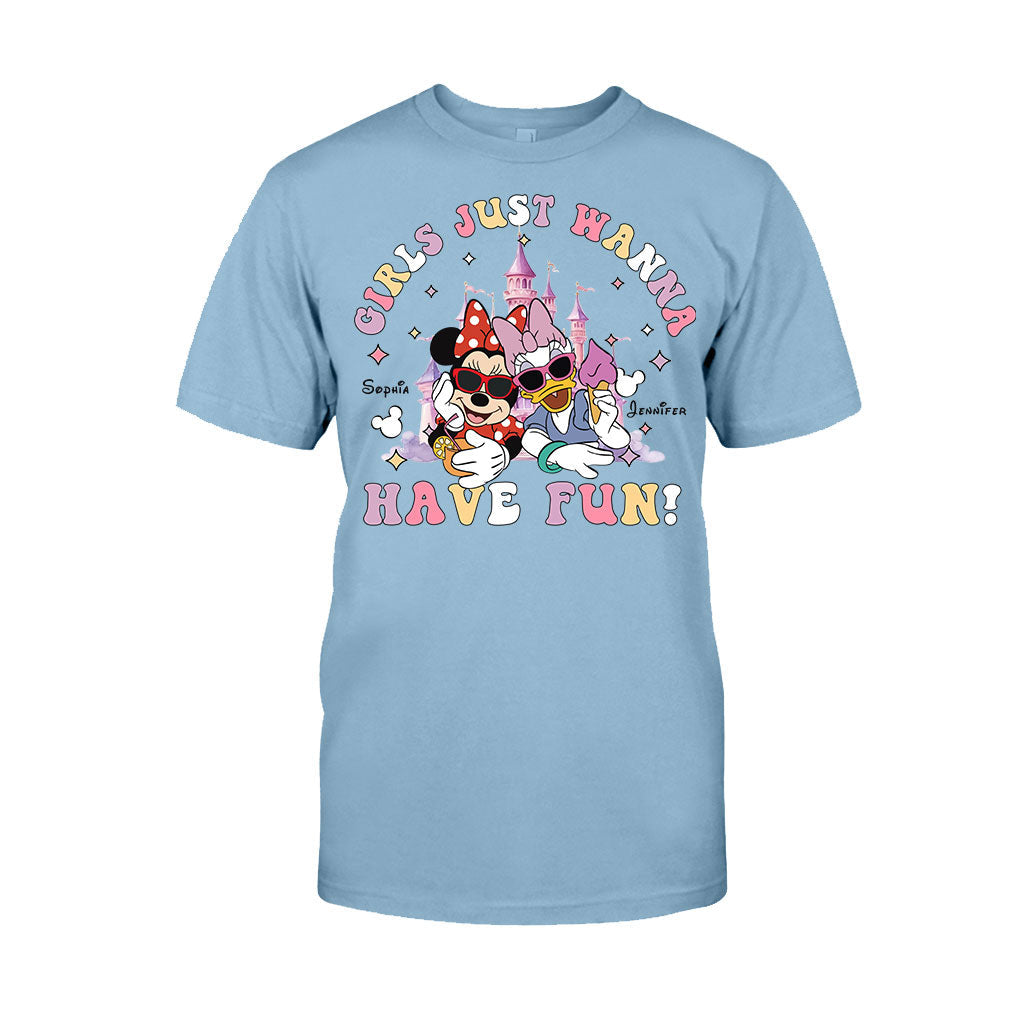 Personalized Girls Just Wanna Have Fun T-shirt & Hoodie for Kids T-shirt & Hoodie GradoCreations