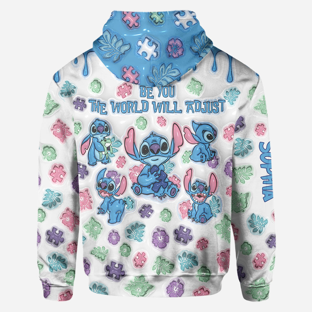Personalized Autism Awareness Shirt Custom Name Gift All Over Shirt GradoCreations