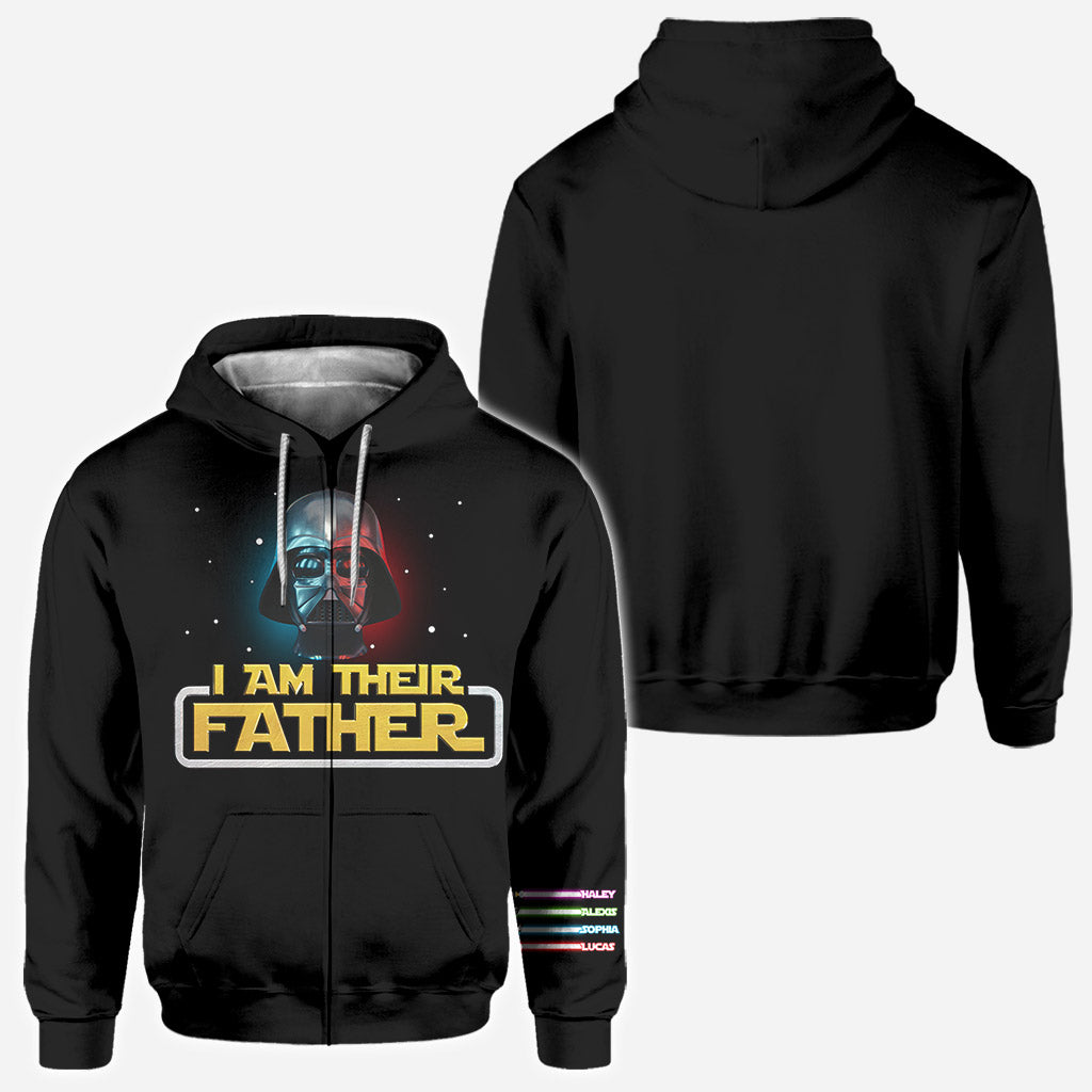 Personalized I Am Your Father All Over Shirt Custom Names Gift for Dad All Over Shirt GradoCreations