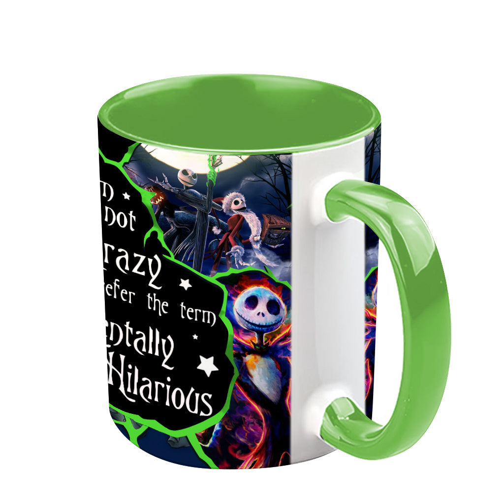 Personalized Nightmare Accent Mug Custom Name Funny Gift for Friends Accent Mug GradoCreations