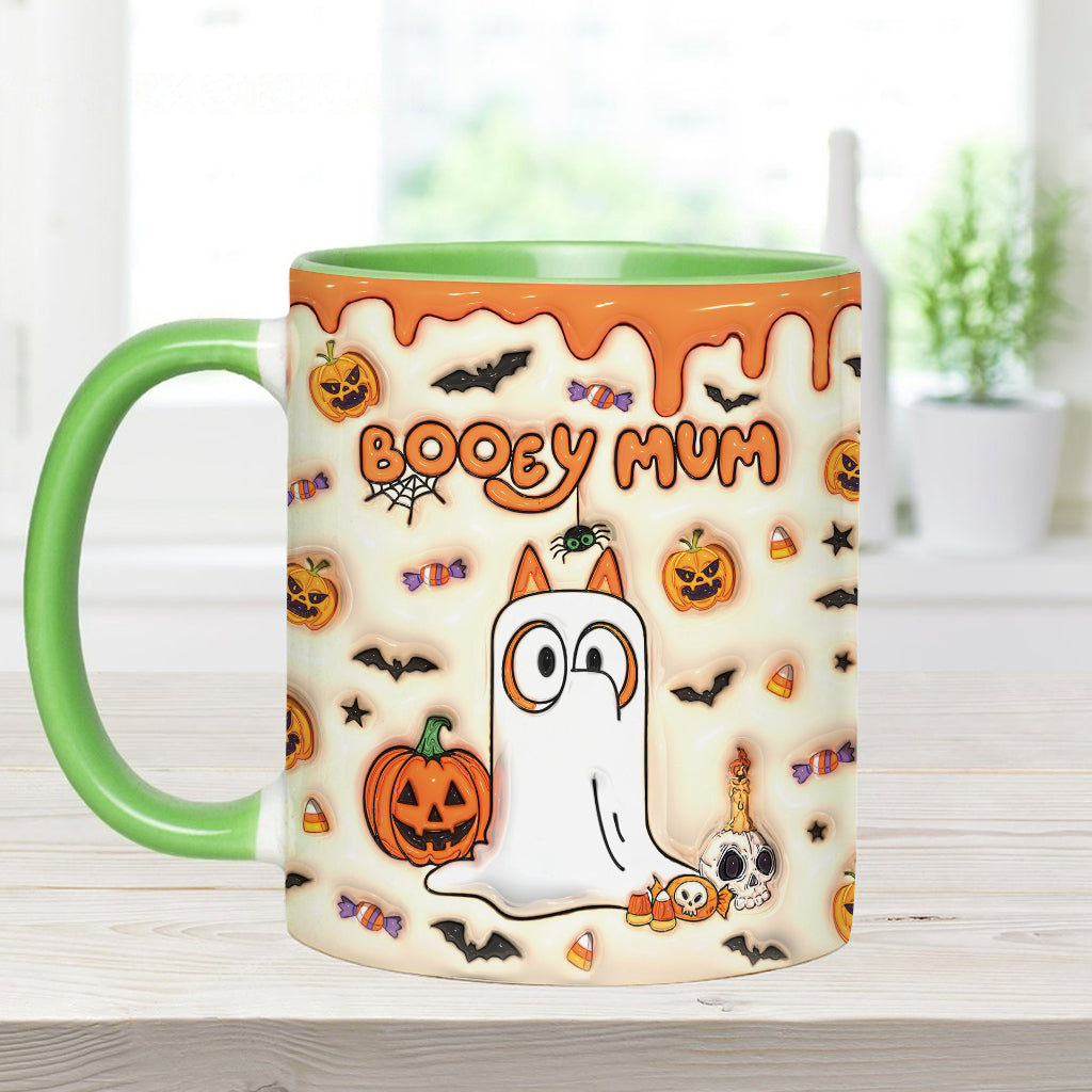 Personalized Booey Mum Accent Mug Custom Name Gift for Mom Accent Mug GradoCreations