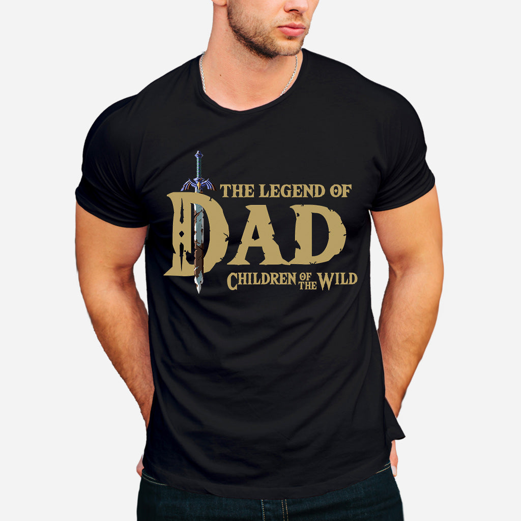 Personalized Legend of Dad T-Shirt & Hoodie Custom Name Gift for Father's Day T-shirt And Hoodie GradoCreations