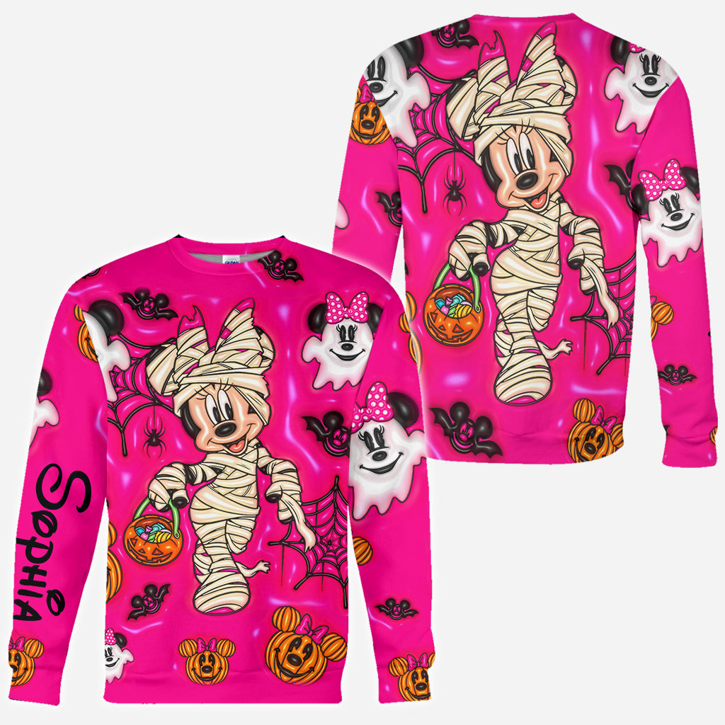 Personalized Halloween All-Over Shirt Custom Name Gift All Over Shirt GradoCreations