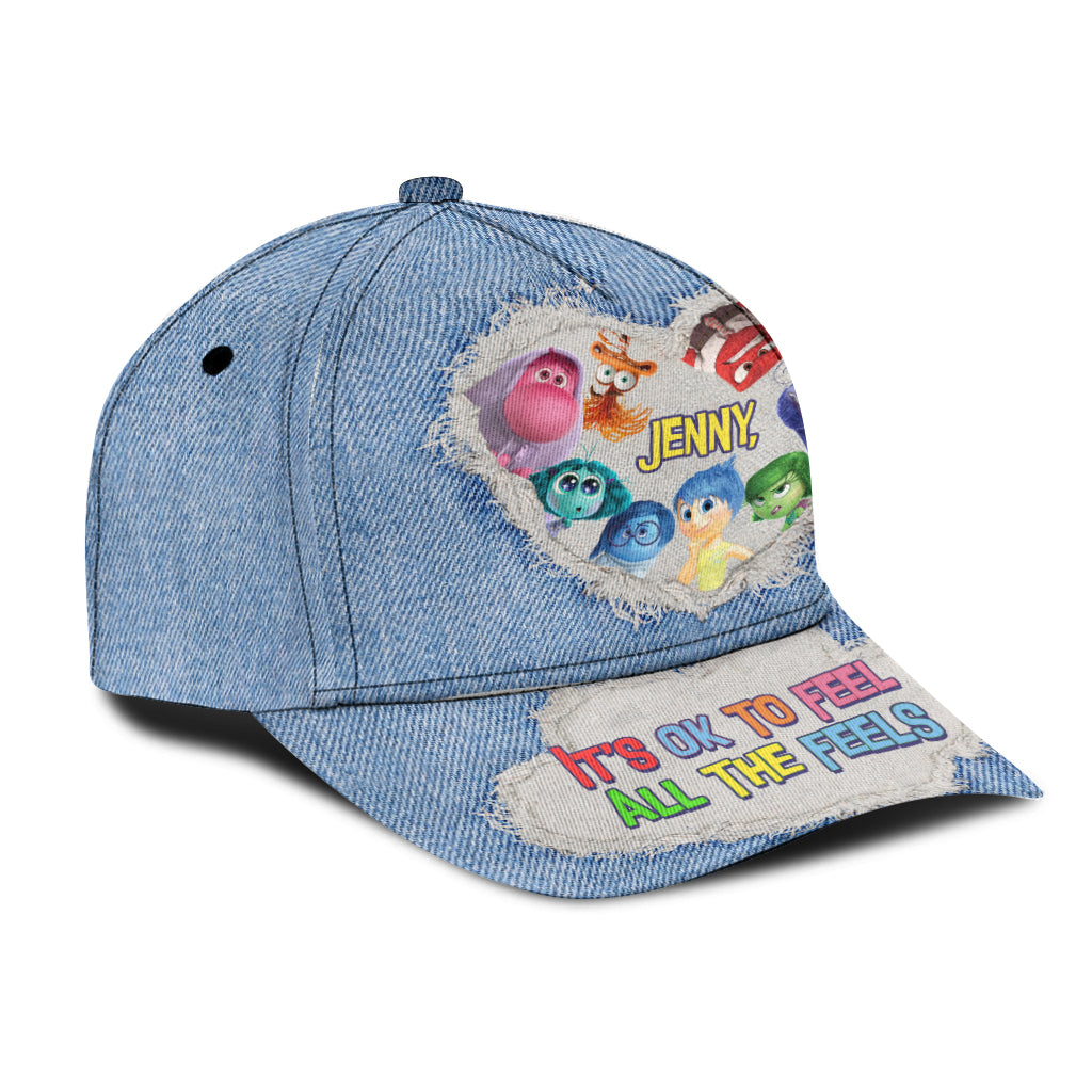 Personalized Denim Classic Cap Custom Name Gift for Kids Classic Cap GradoCreations