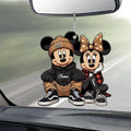 Personalized Chicano Mouse Couple Car Ornament Gift for Christmas Car Ornament GradoCreations