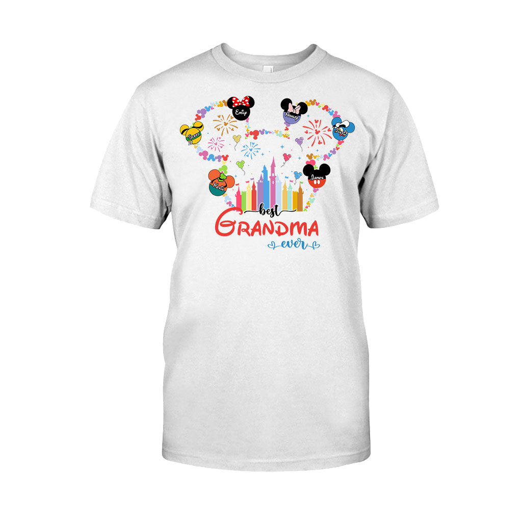 Personalized Best Grandma Ever T-Shirt & Hoodie Gift for Mom T-shirt & Hoodie GradoCreations
