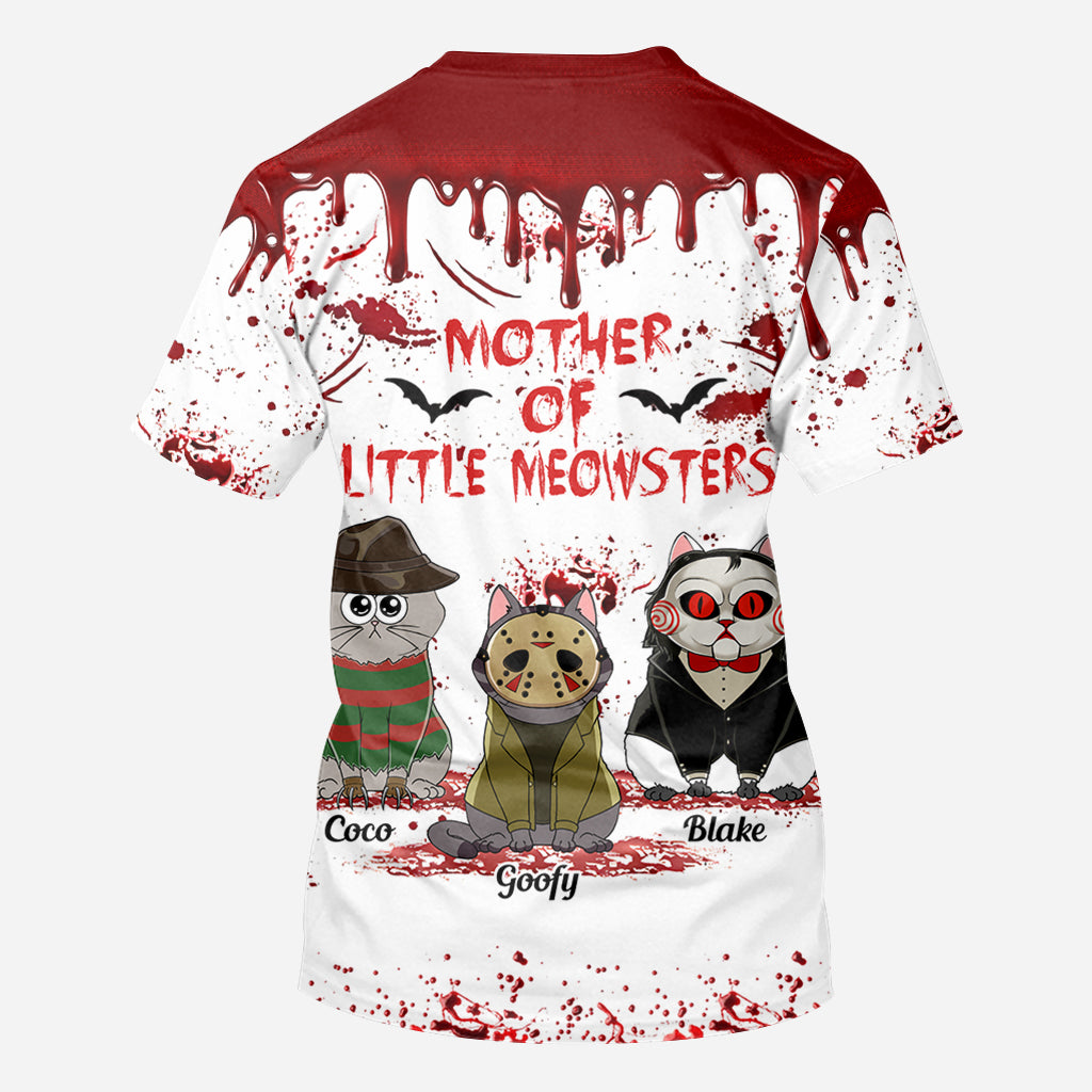 Personalized Cat Themed All-Over Print Shirt for Cat Lovers All Over Shirt GradoCreations