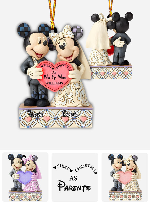 Personalized First Christmas Mouse Ornament Custom Name Gift Ornament GradoCreations