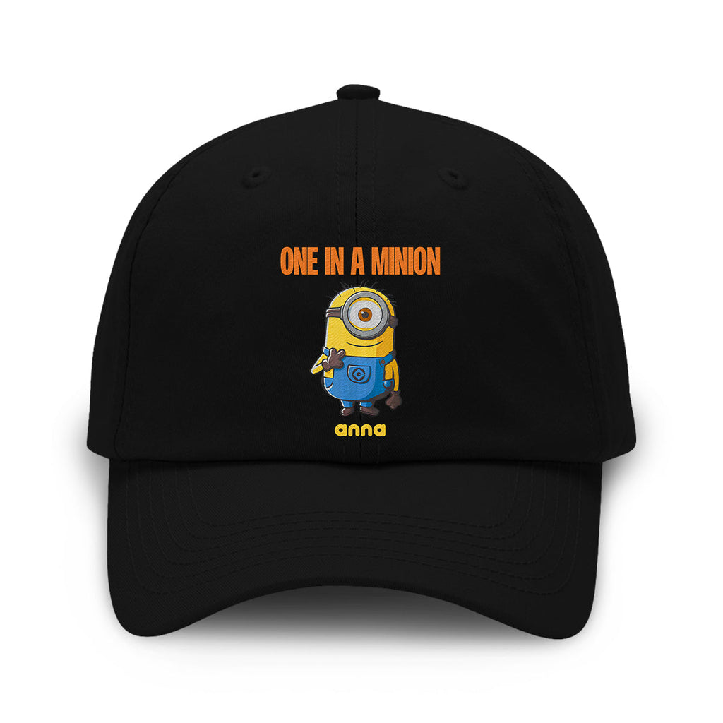 Personalized One In A Minion Embroidered Cap Gift for Kids Embroidered Classic Cap GradoCreations