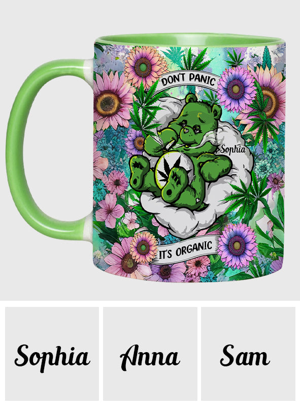 Personalized Weed Accent Mug Custom Name Gift for Her Accent Mug GradoCreations