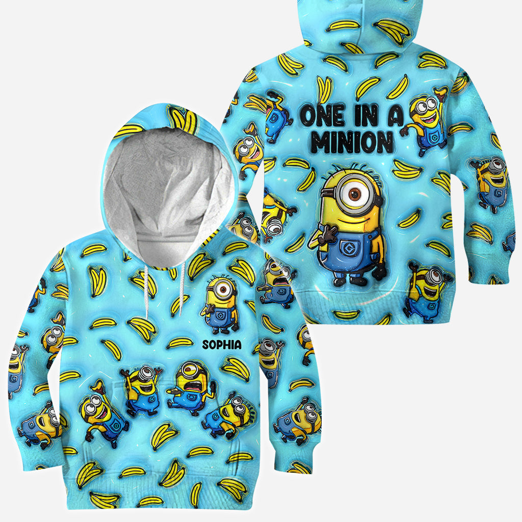 Personalized Minion All Over Shirt Custom Name Birthday Gift All Over Shirt GradoCreations