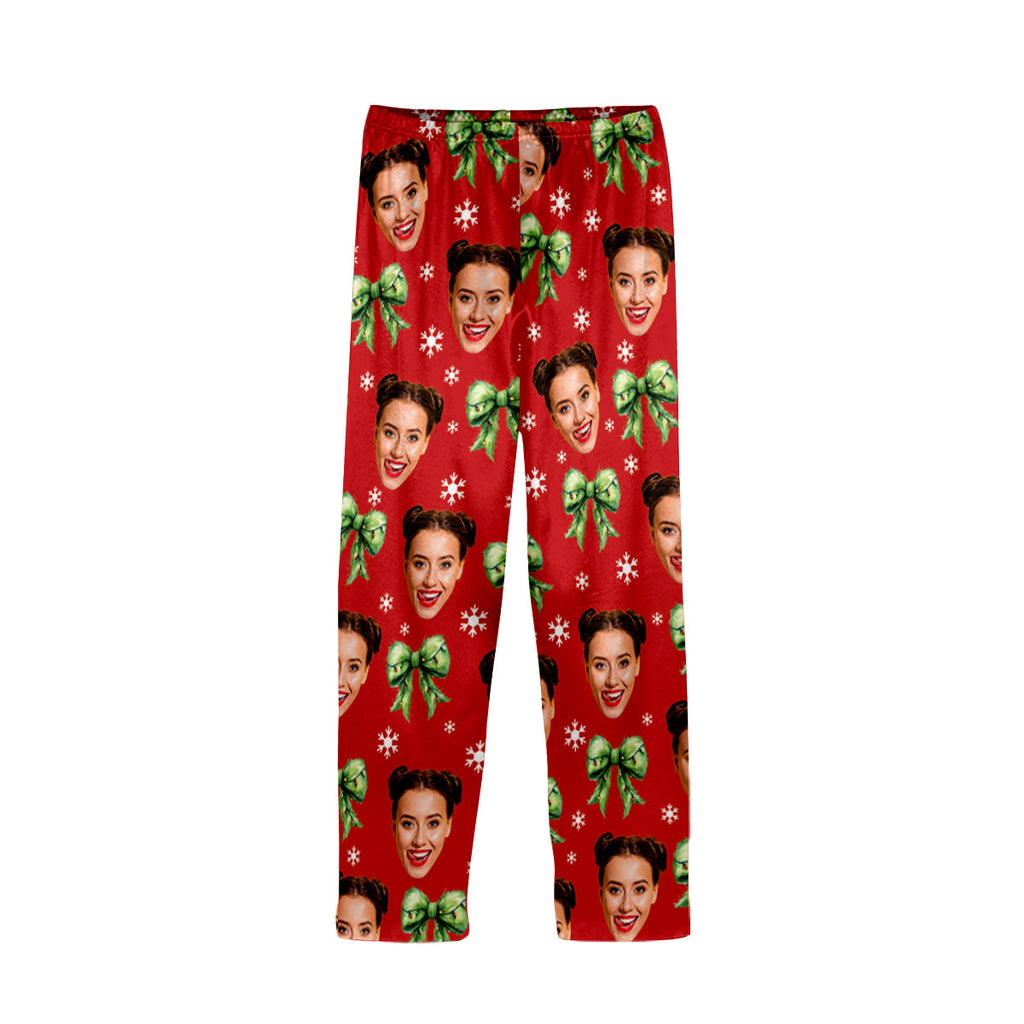 Personalized Christmas Button Down Pajama Set Cute Gift Idea Button Down Pajamas GradoCreations