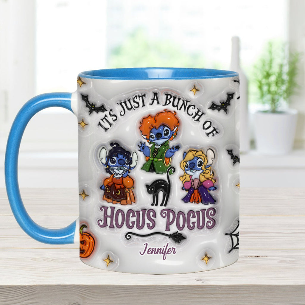 Personalized Halloween Ohana Ceramic Mug Custom Name Gift Accent Mug GradoCreations