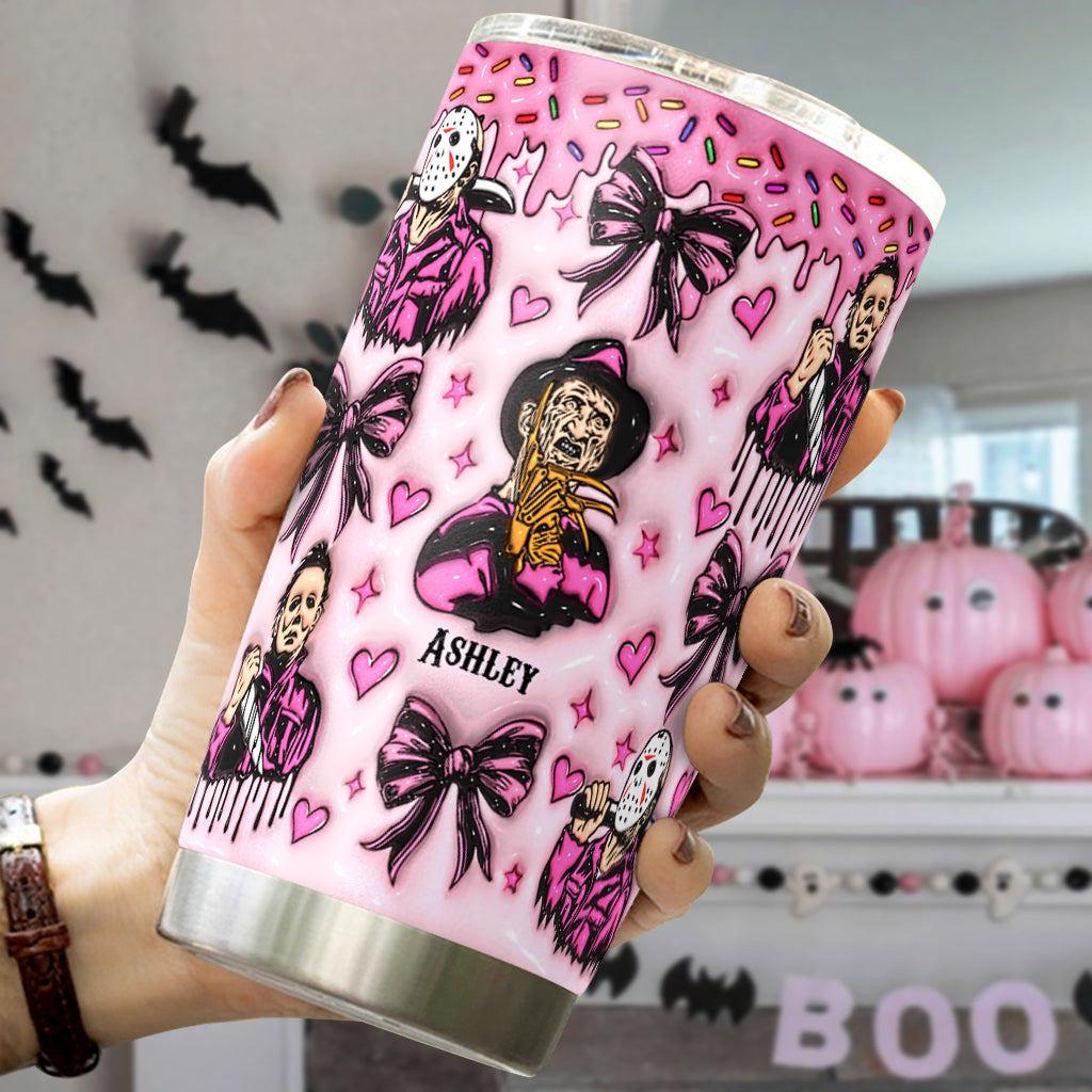 Personalized Horror Movie Tumbler Custom Name Gift for Fans Tumbler GradoCreations