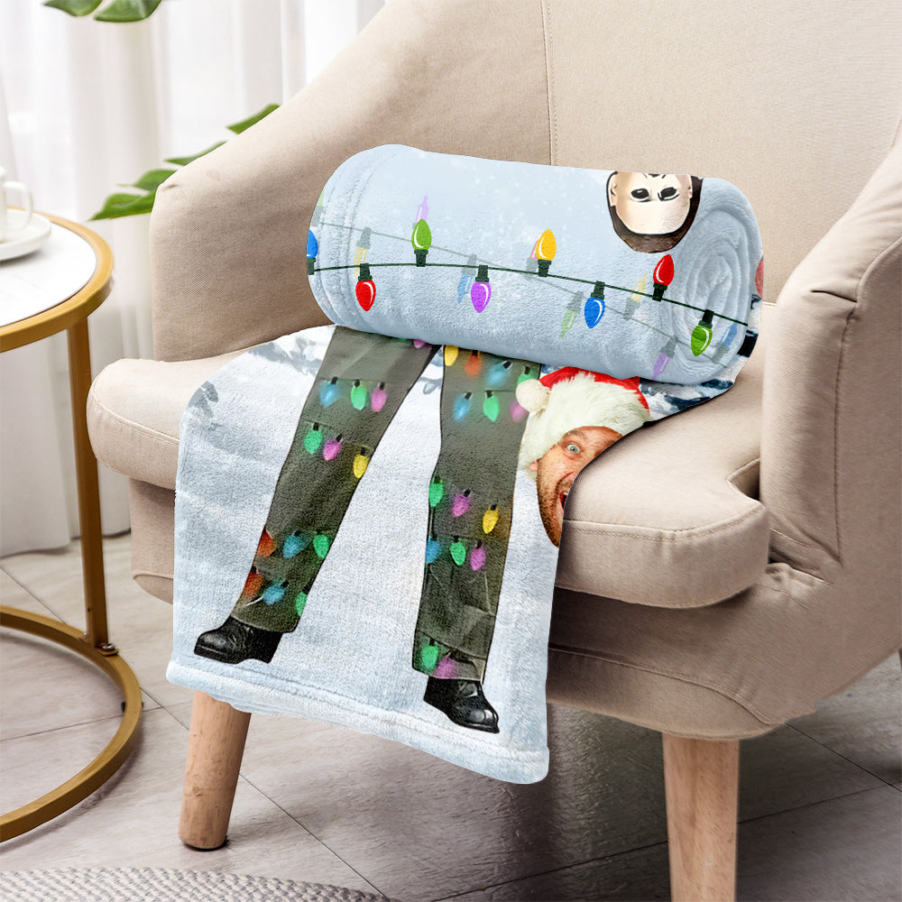 Personalized Horror Character Blanket Custom Gift for Halloween Blanket GradoCreations