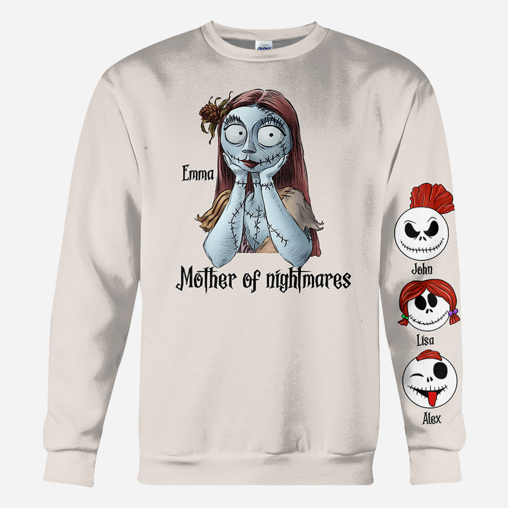 Personalized Nightmare-Themed All Over Shirt for Mom | Unique Gift All Over Shirt GradoCreations