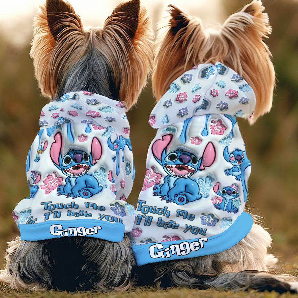 Personalized Ohana Pet Hoodie Custom Name for Dogs and Cats Pet Hoodie GradoCreations