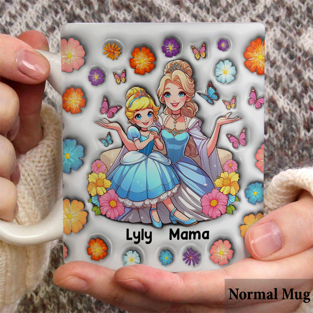 Personalized Mother-Daughter Mouse Mug Custom Name Gift Mug GradoCreations