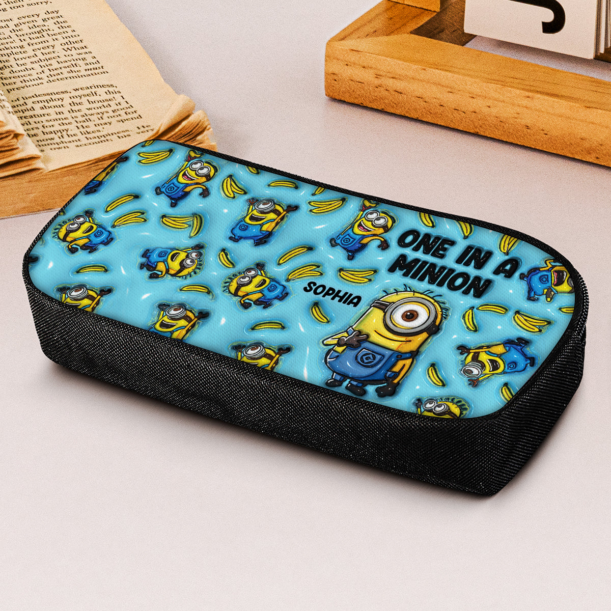 Personalized Minions Pencil Case Custom Name Gift for Kids Pencil Case GradoCreations