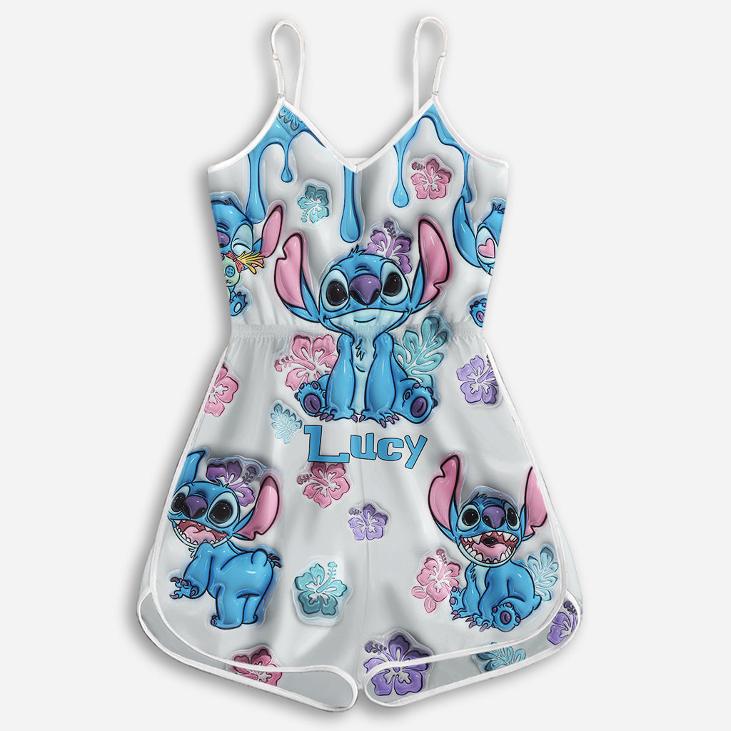 Personalized Ohana Romper with Custom Name for Kids Romper GradoCreations