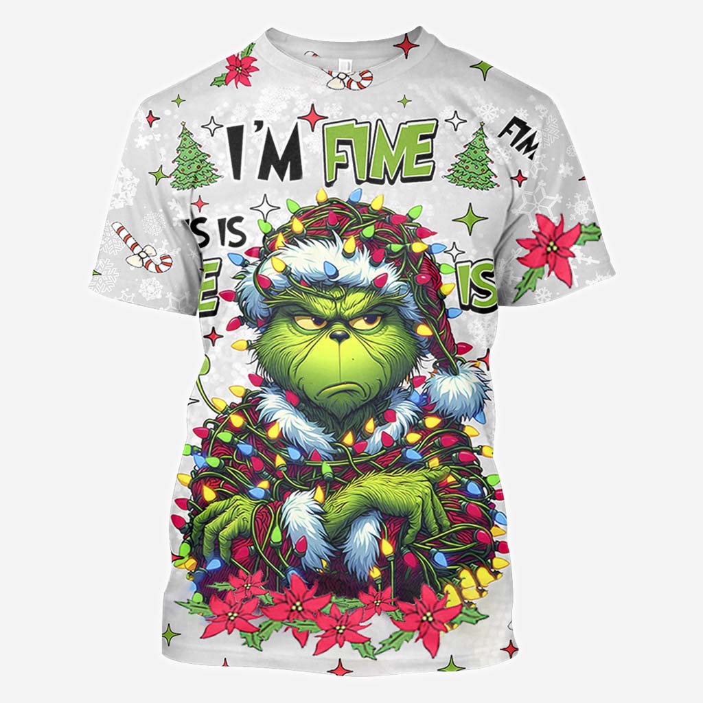 Personalized Christmas All Over Shirt Grinch Design Gift All Over Shirt GradoCreations