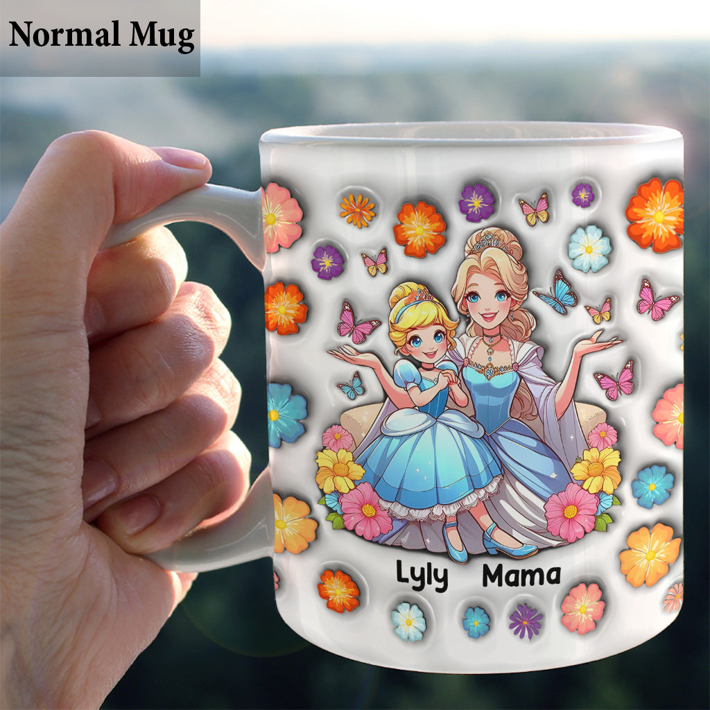 Personalized Mother-Daughter Mouse Mug Custom Name Gift Mug GradoCreations