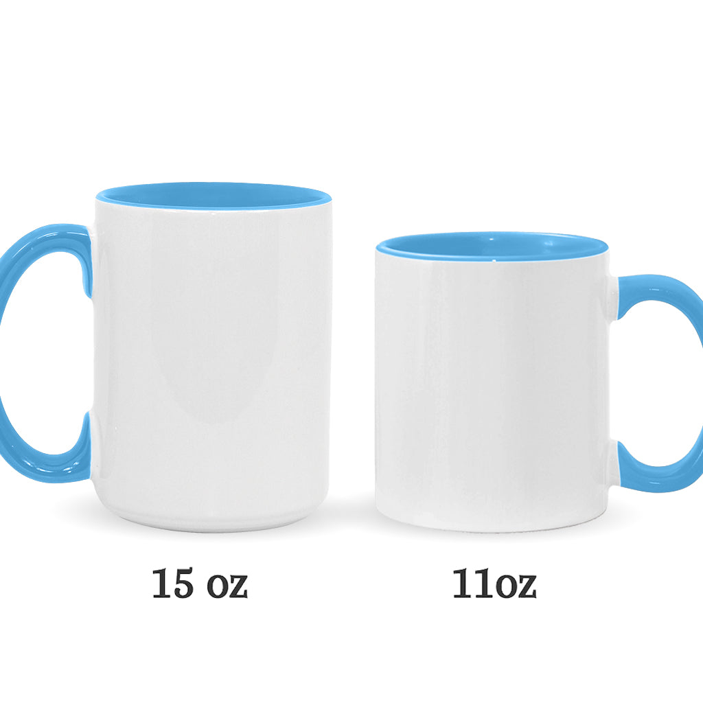 Personalized Ohana Accent Mug Custom Name Tropical Gift Accent Mug GradoCreations