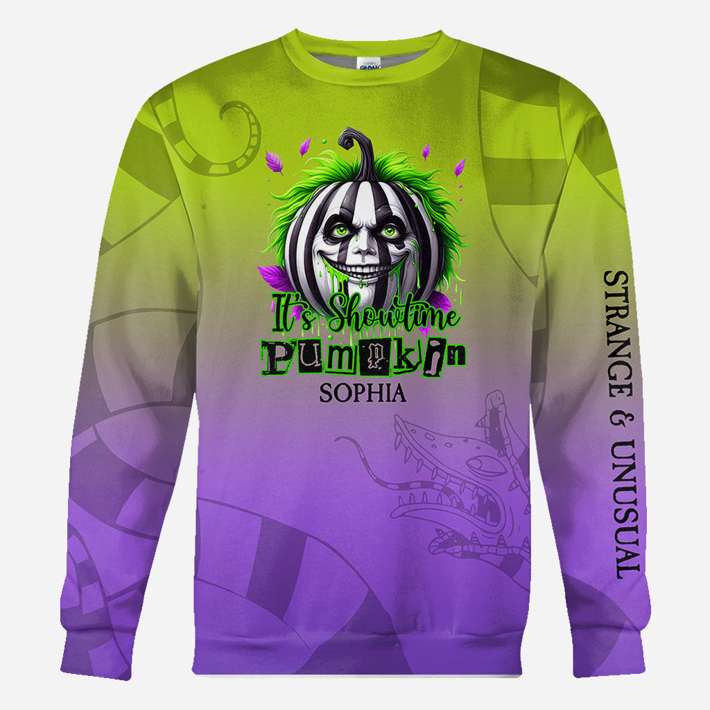 Personalized Halloween Pumpkin All Over Shirt Custom Name Gift All Over Shirt GradoCreations