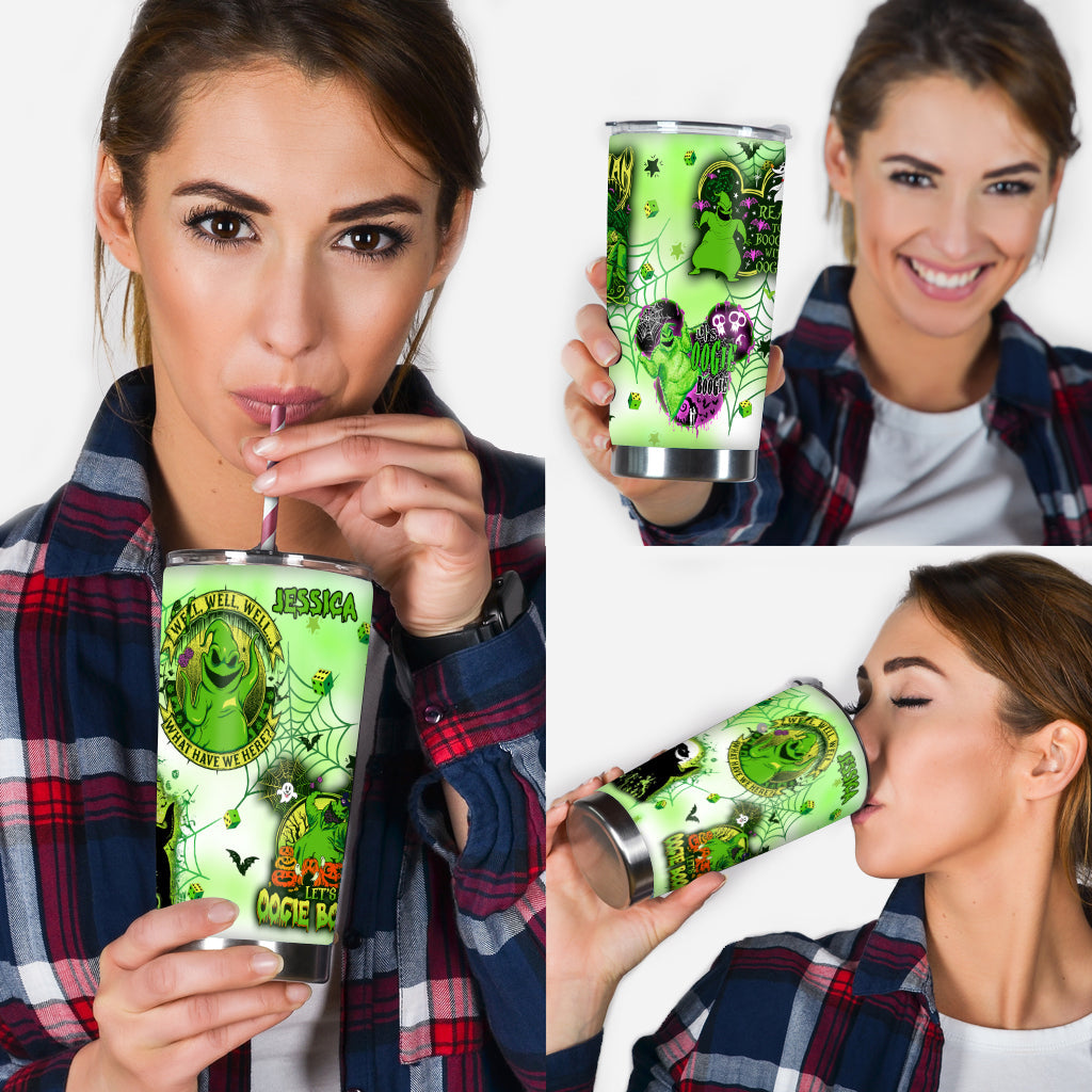 Personalized Oogie Boogie Halloween Tumbler Custom Gift Tumbler GradoCreations