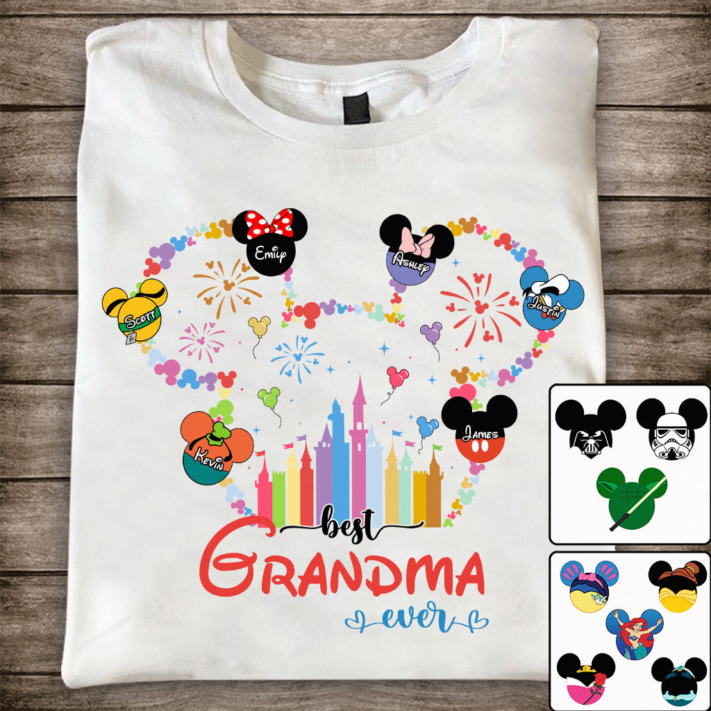 Personalized Best Grandma Ever T-Shirt & Hoodie Gift for Mom T-shirt & Hoodie GradoCreations