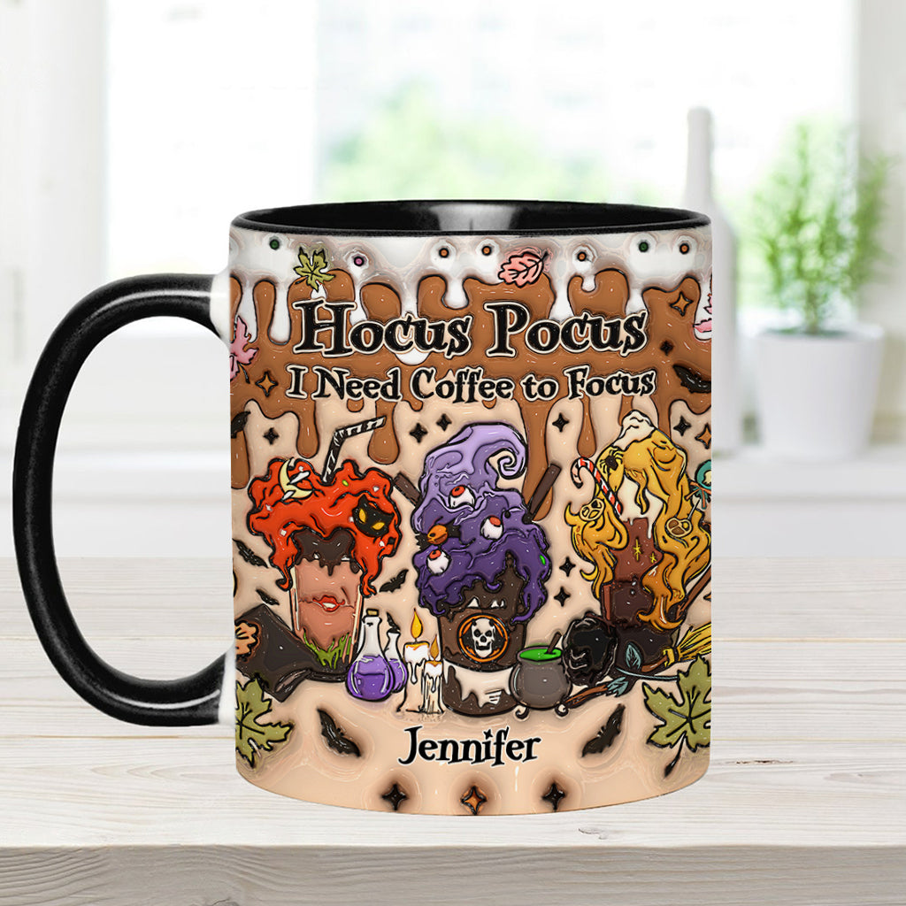 Personalized Three Witches Accent Mug for Fall Coffee Lovers Accent Mug GradoCreations