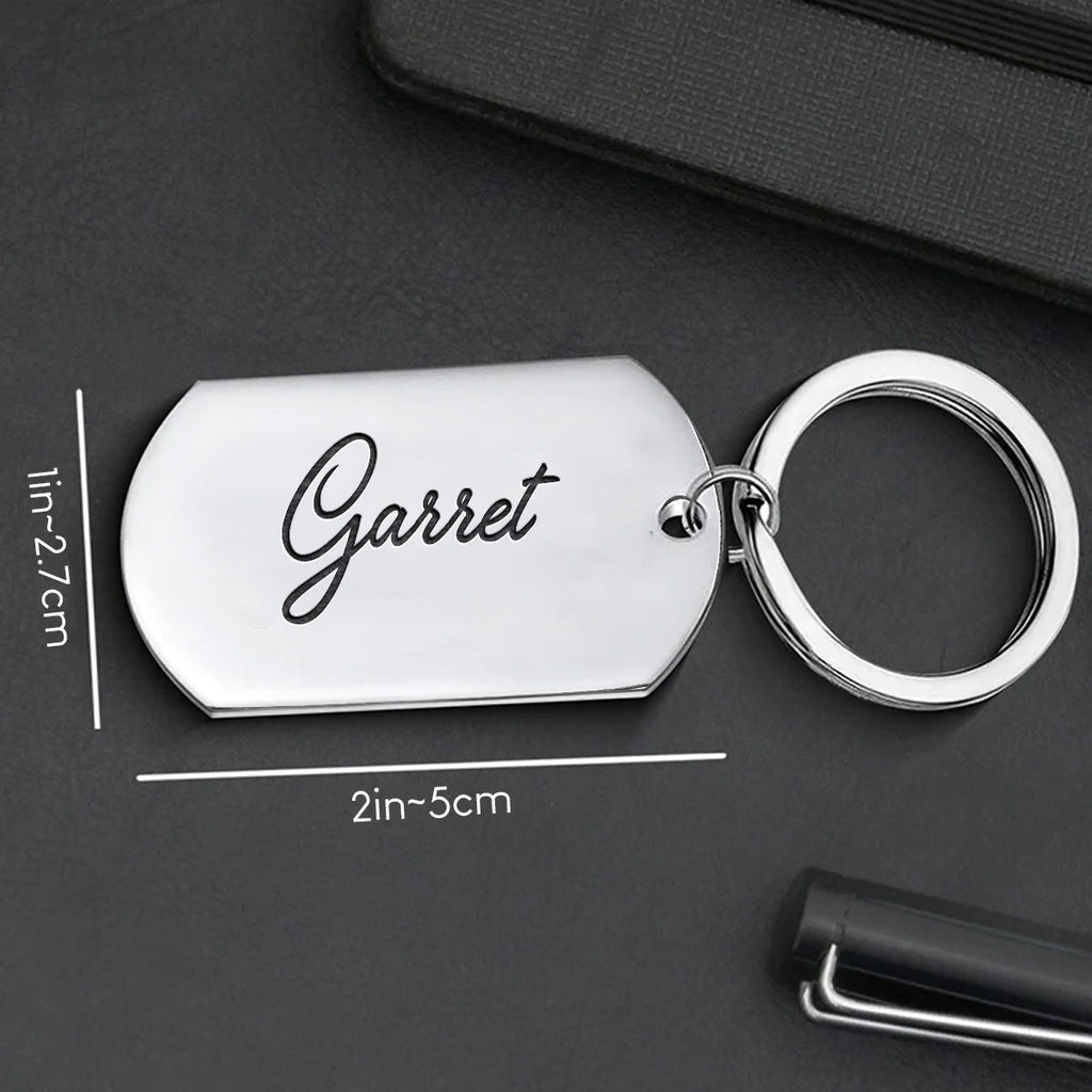 Personalized LGBT Support Epoxy Metal Keychain Unique Gift Epoxy Metal Keychain GradoCreations