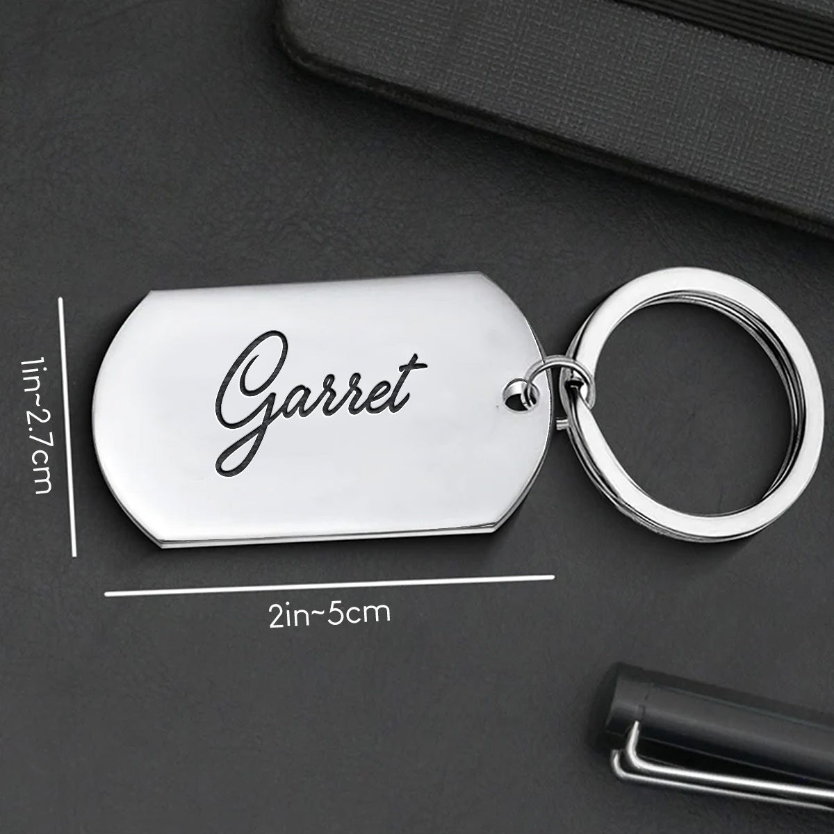 Personalized LGBT Support Epoxy Metal Keychain Unique Gift Epoxy Metal Keychain GradoCreations