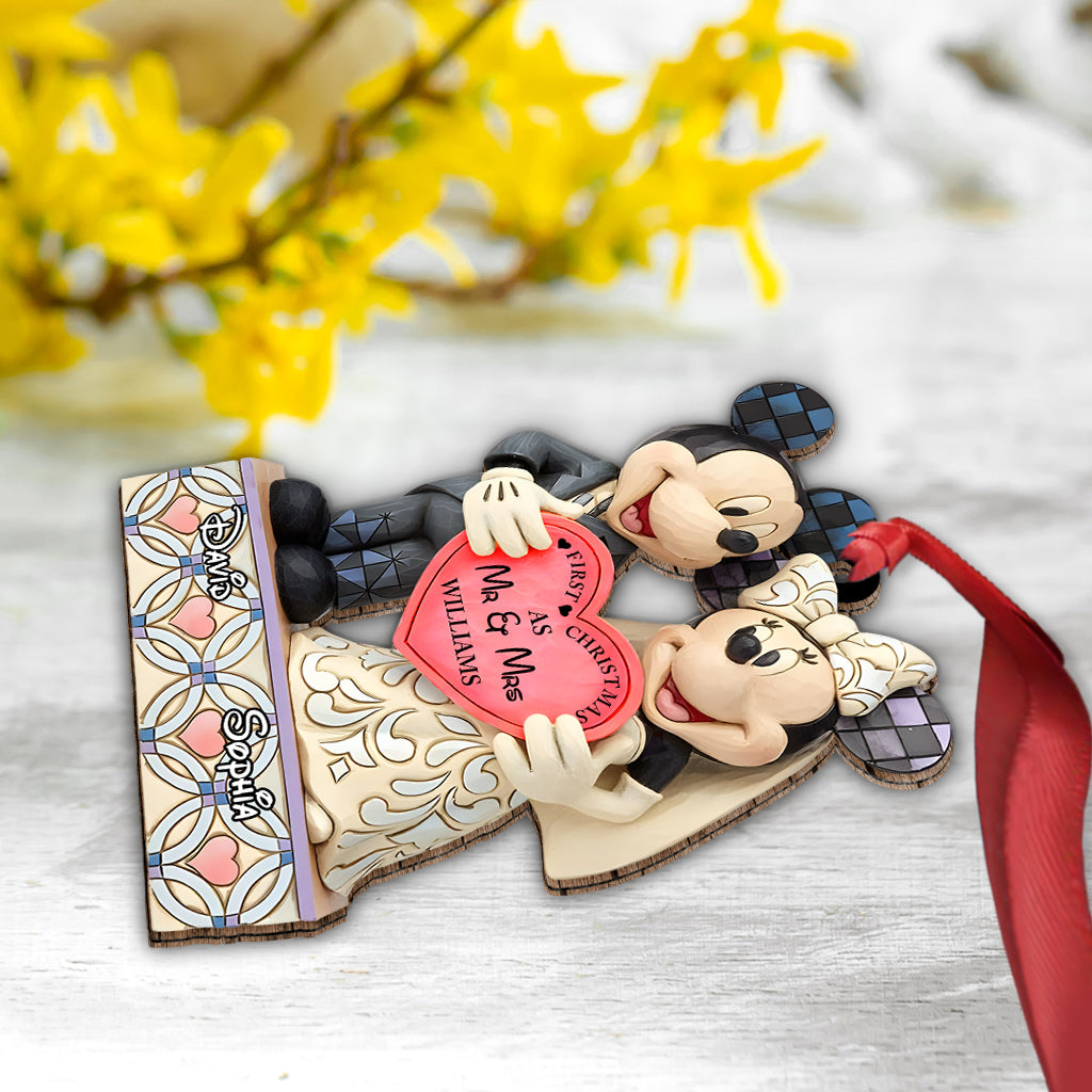 Personalized First Christmas Mouse Ornament Custom Name Gift Ornament GradoCreations