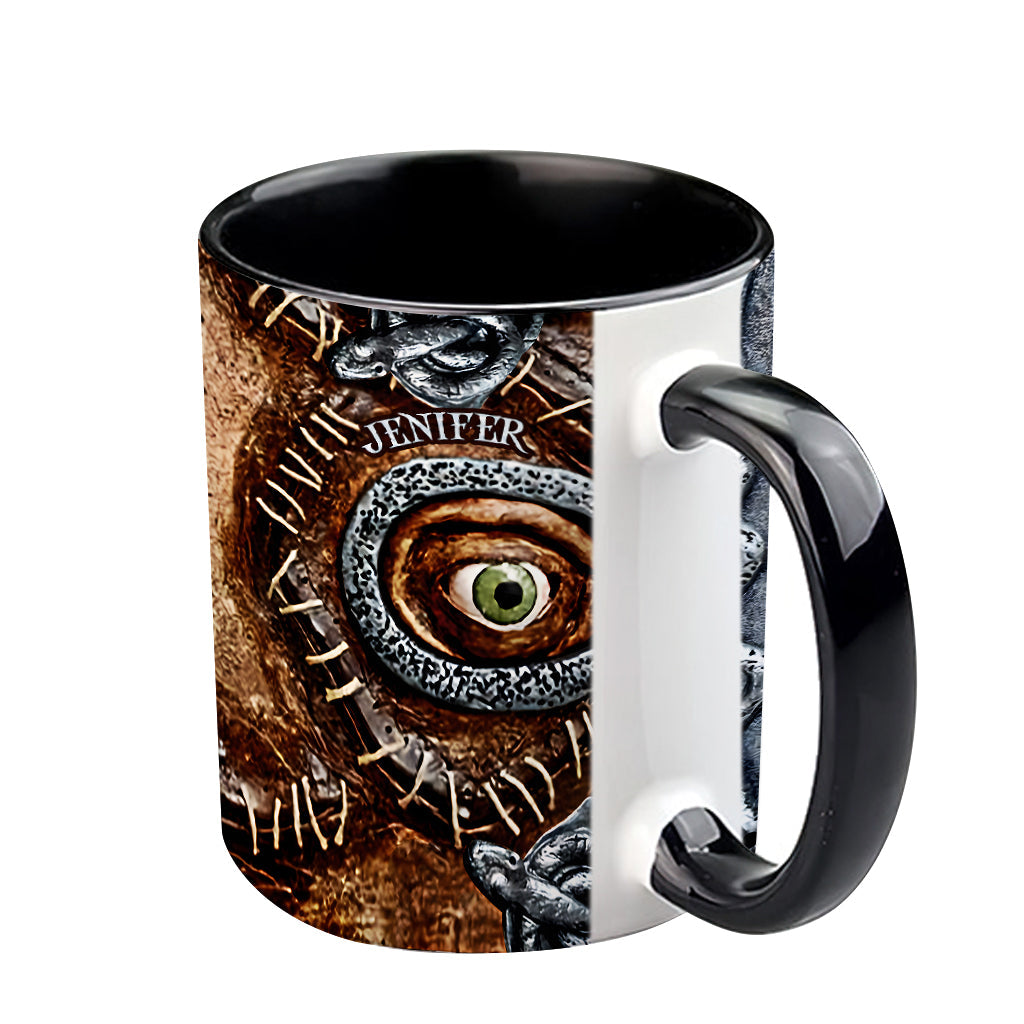 Personalized Three Witches Accent Mug Custom Name Gift for Halloween Accent Mug GradoCreations