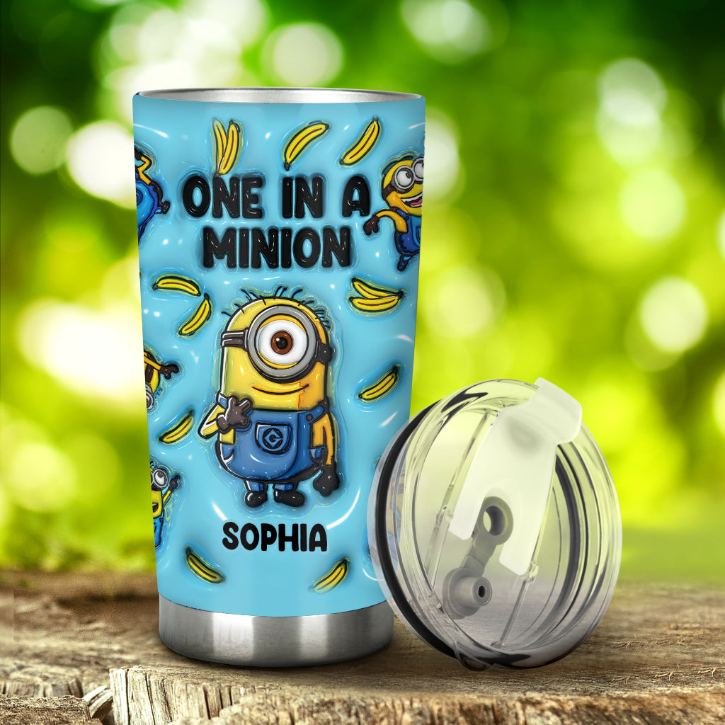 Personalized Minion Tumbler Custom Name Gift for Kids Tumbler GradoCreations