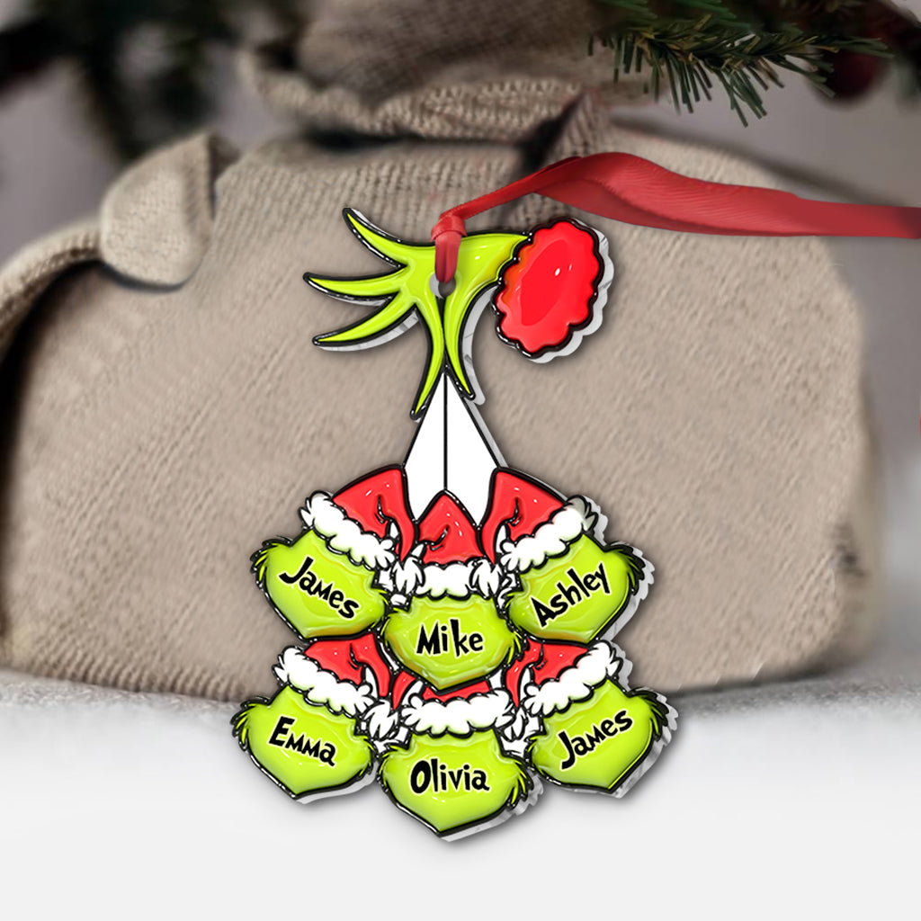 Personalized Mama Grinch Christmas Ornament Custom Name Gift Ornament GradoCreations