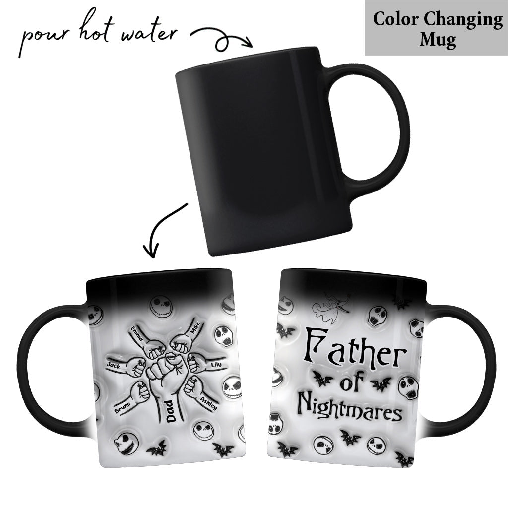 Personalized Nightmare Mug Custom Name Gift for Dad Halloween Mug GradoCreations