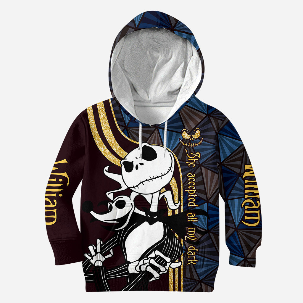 Personalized Nightmare Before Christmas All Over Shirt Custom Name Gift All Over Shirt GradoCreations
