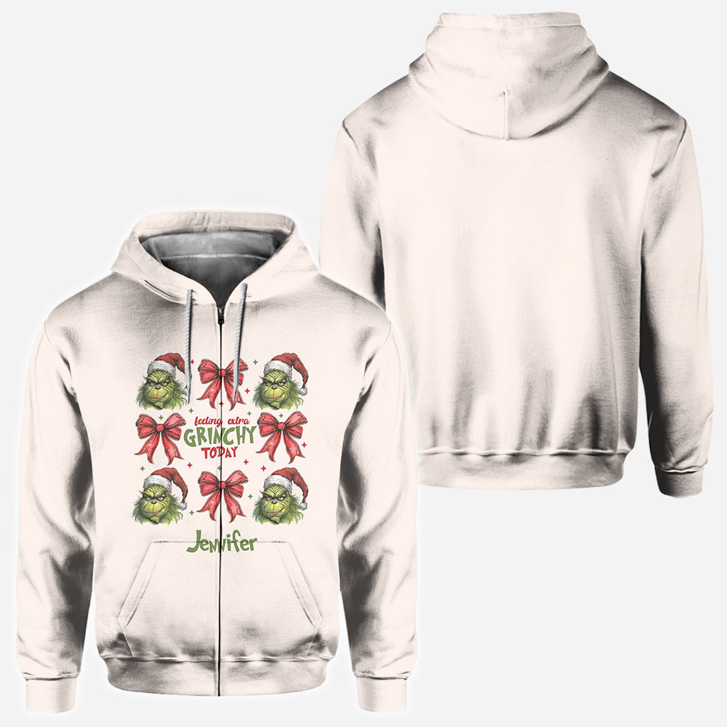 Personalized Grinch All-Over Shirt Custom Name Christmas Gift All Over Shirt GradoCreations
