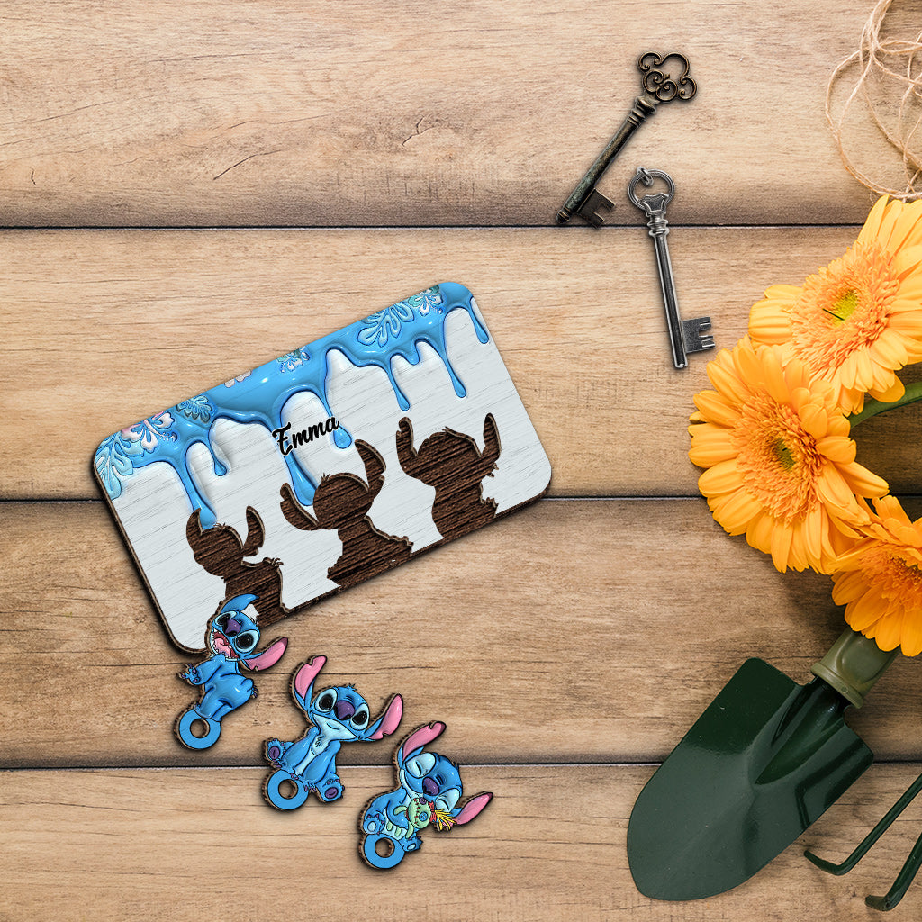Personalized Ohana Key Holder Custom Name Gift for Home Key Holder GradoCreations