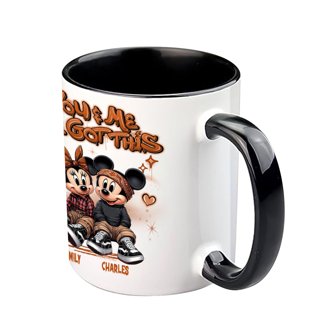 Personalized We Got This Accent Mug Custom Name Gift for Couples Accent Mug GradoCreations