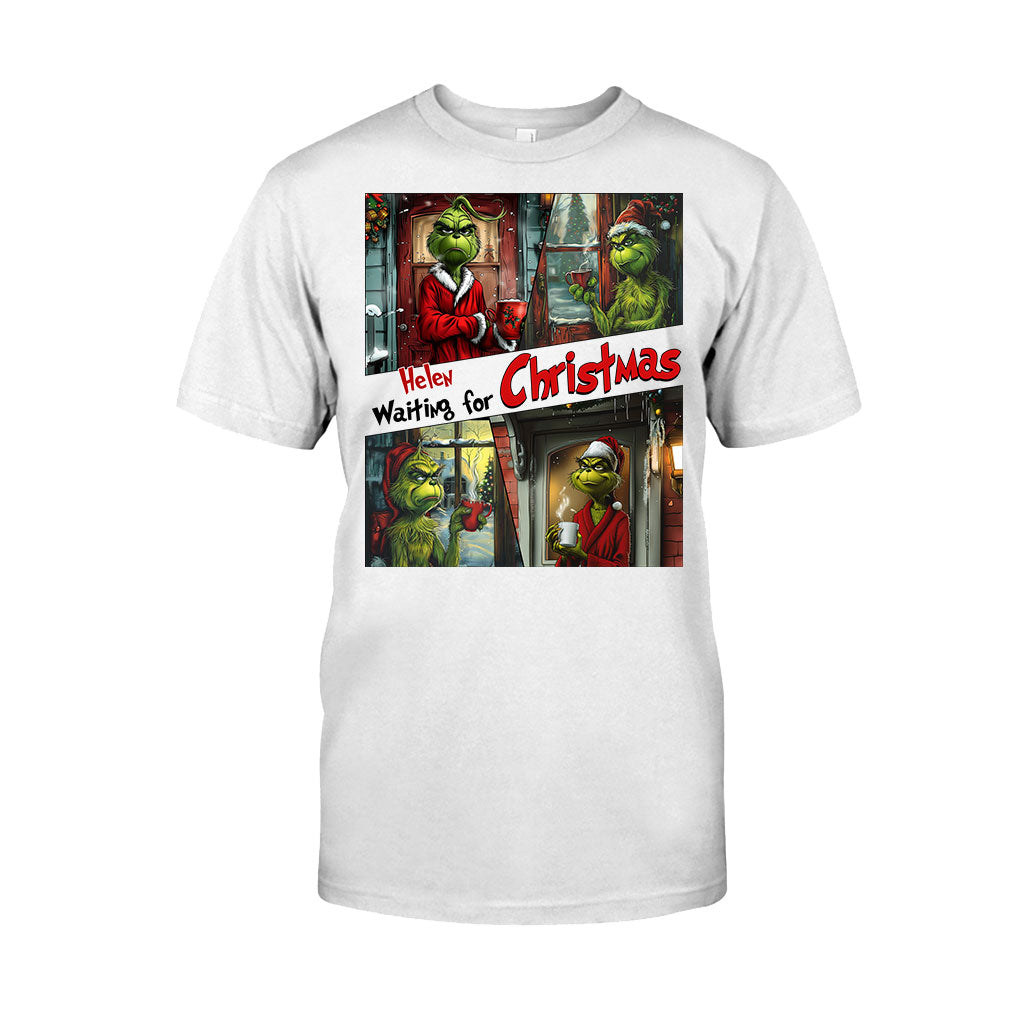 Personalized Grinch Christmas T-shirt & Hoodie Gift for Mom T-shirt & Hoodie GradoCreations